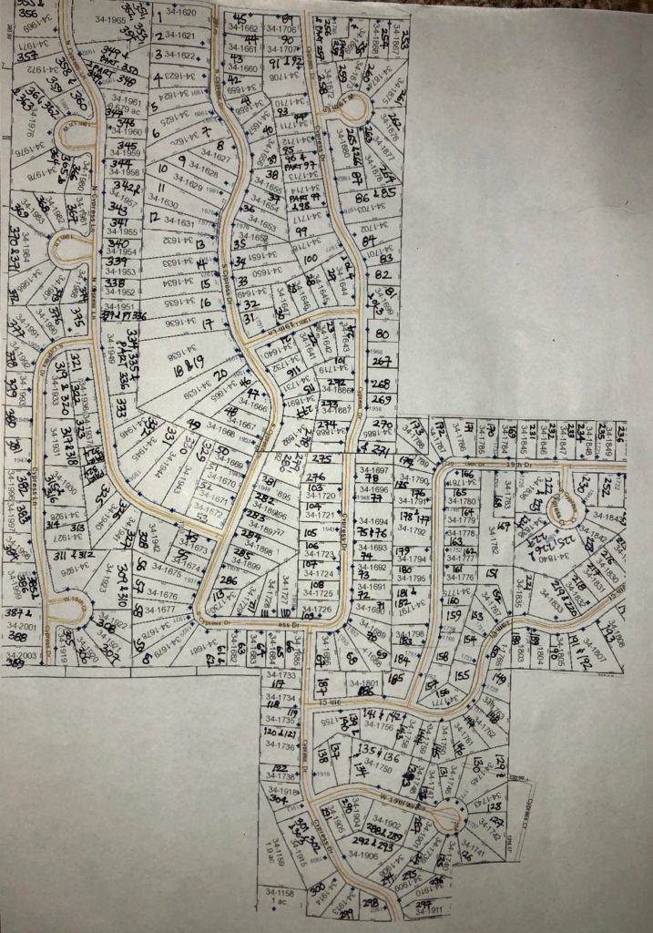 Lakewood Map with Parcel and Lot Numbers – Lakewood Property Owners ...